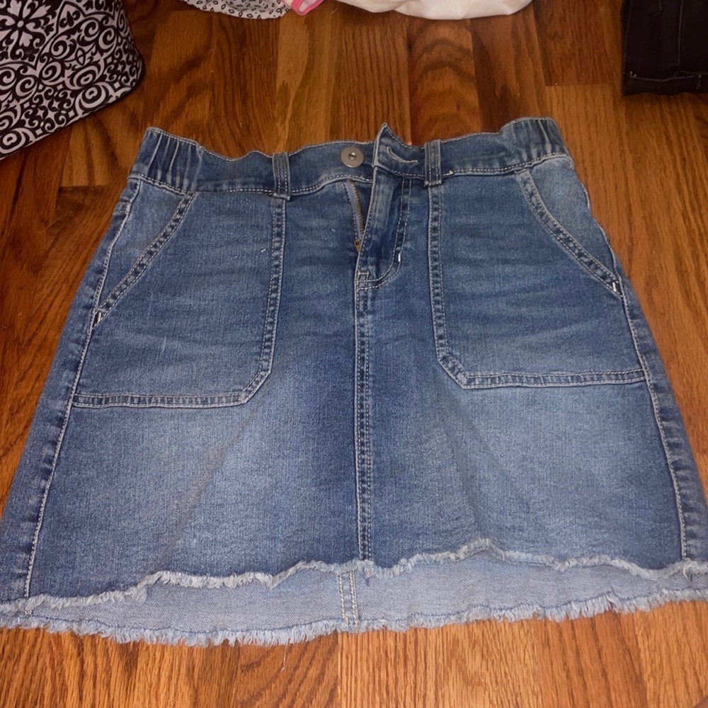 Blue Jean mini skirt!
